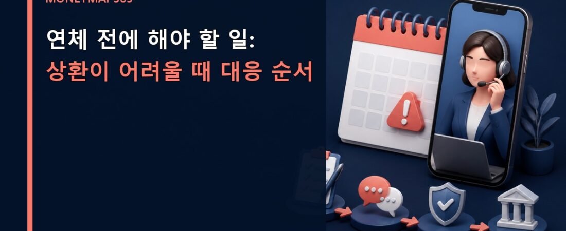 연체 전에 해야 할 일: 상환이 어려울 때 대응 순서
