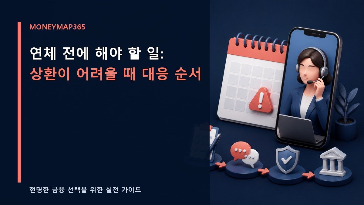 연체 전에 해야 할 일: 상환이 어려울 때 대응 순서