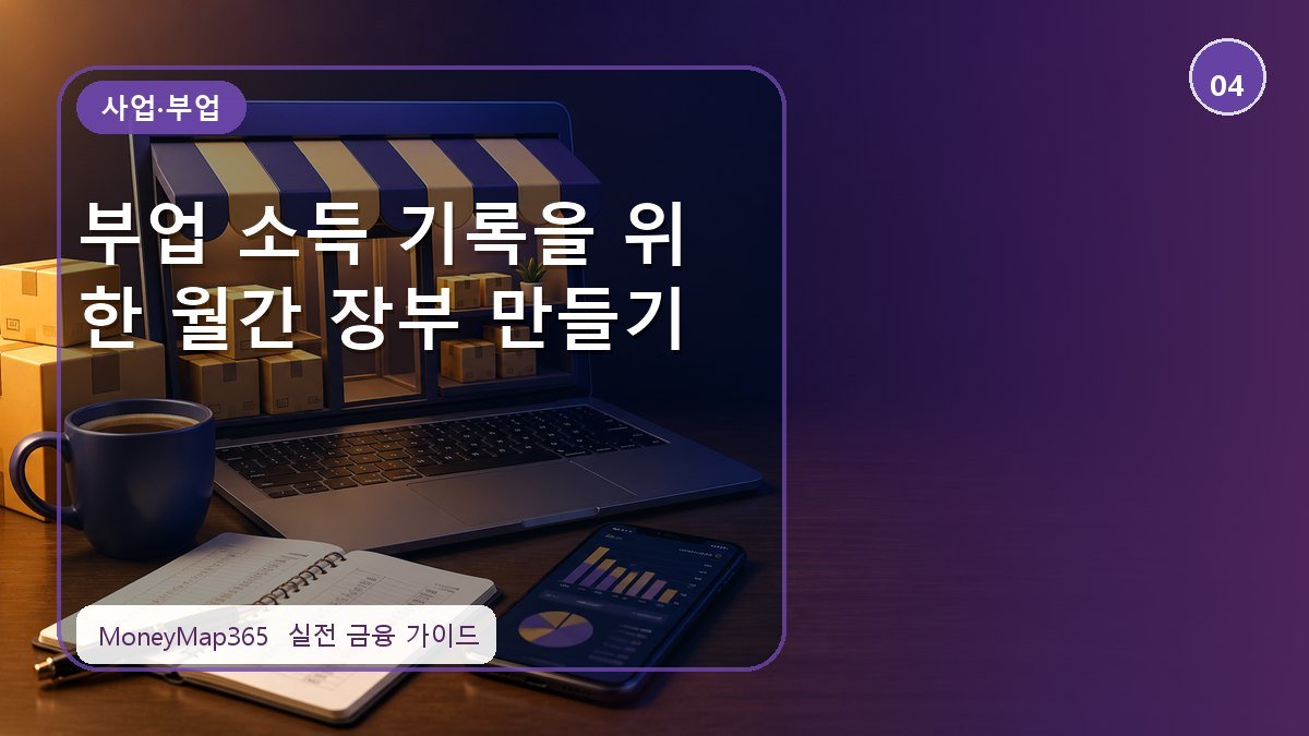 수익 내기 전에 확인할 부업 소득 기록을 위한 월간 장부 만들기