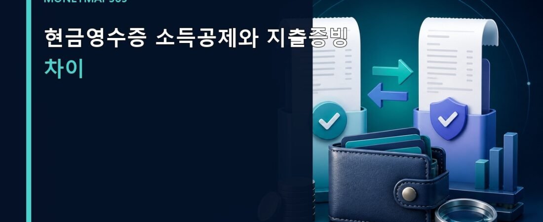 현금영수증 소득공제와 지출증빙 차이