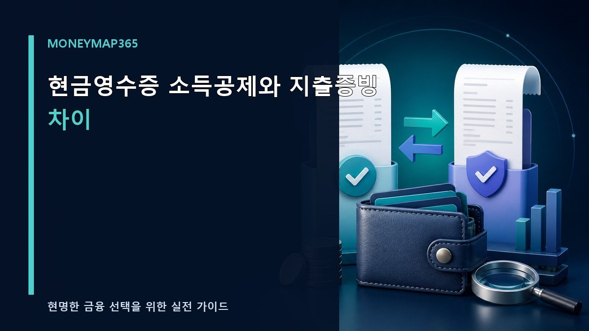 현금영수증 소득공제와 지출증빙 차이