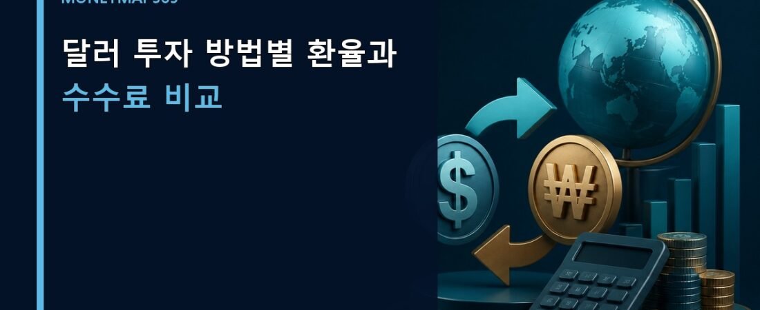 달러 투자 방법별 환율과 수수료 비교