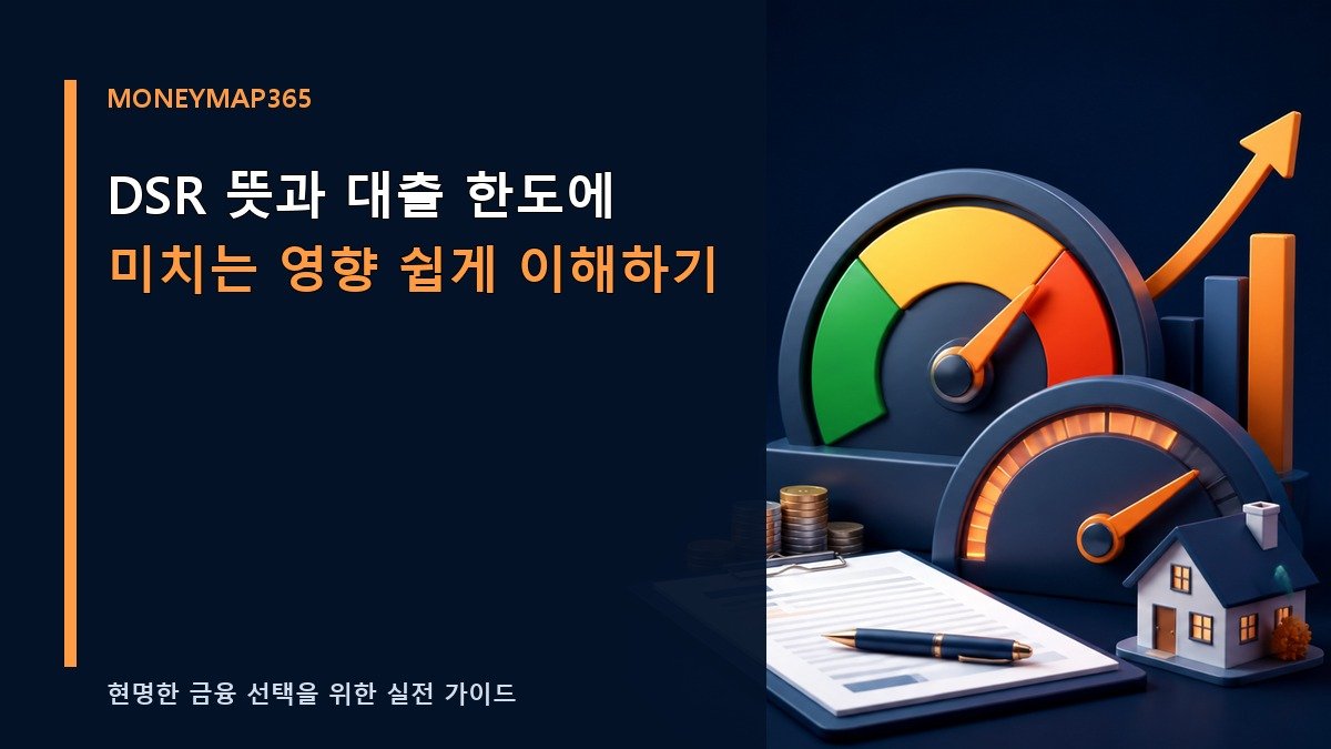 DSR 뜻과 대출 한도에 미치는 영향 쉽게 이해하기
