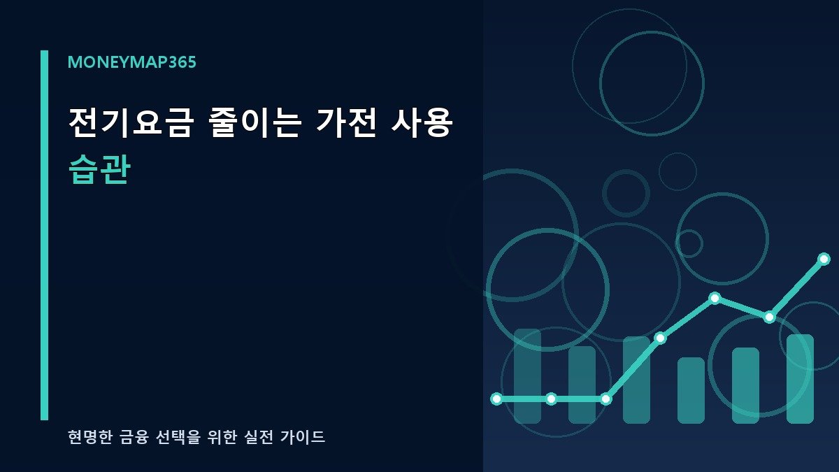 전기요금 줄이는 가전 사용 습관