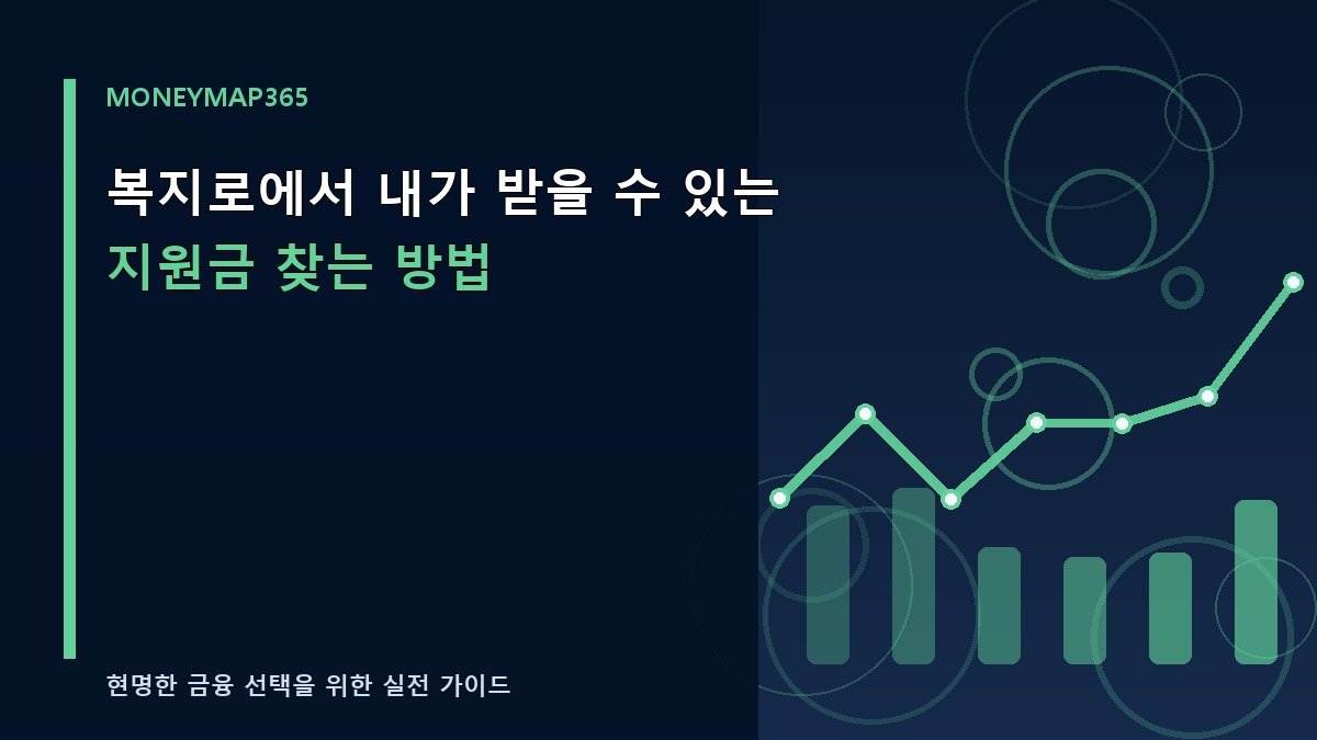복지로에서 내가 받을 수 있는 지원금 찾는 방법
