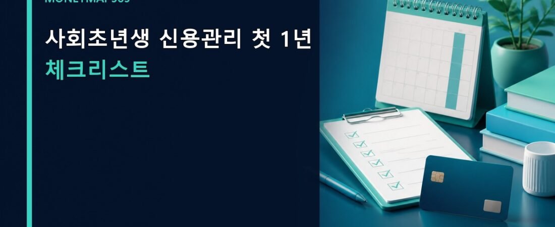 사회초년생 신용관리 첫 1년 체크리스트