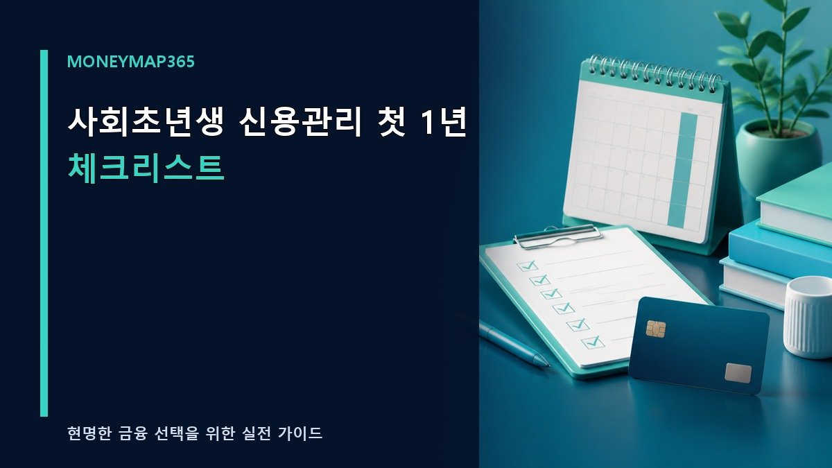 사회초년생 신용관리 첫 1년 체크리스트