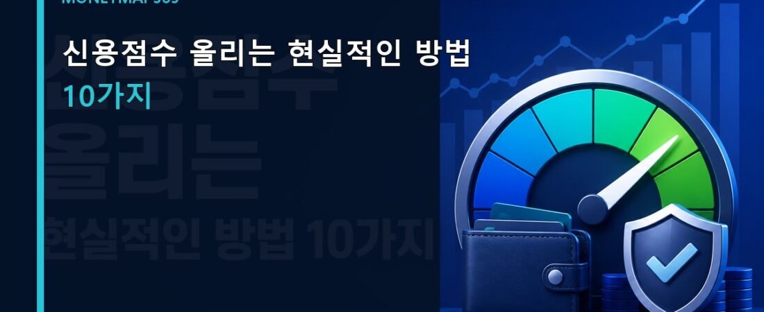 신용점수 올리는 현실적인 방법 10가지