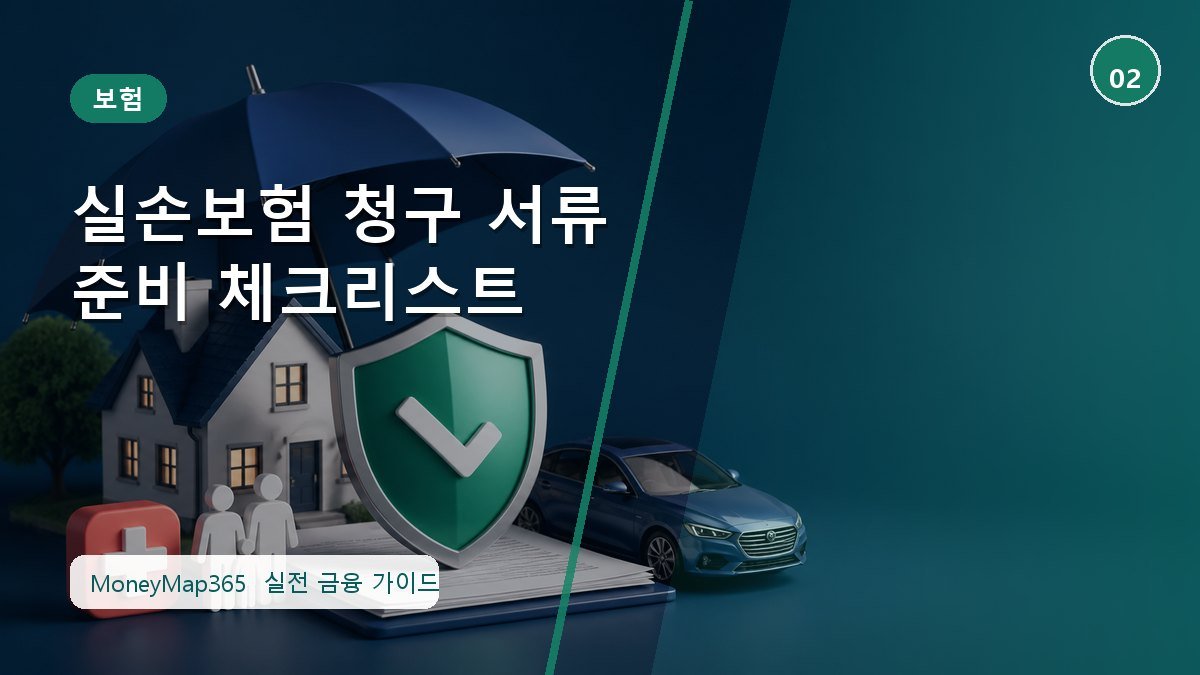 보험금 놓치지 않는 실손보험 청구 서류 준비 체크리스트