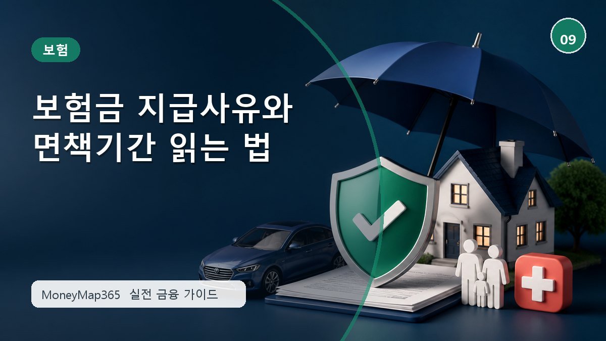 보험금 놓치지 않는 보험금 지급사유와 면책기간 읽는 법