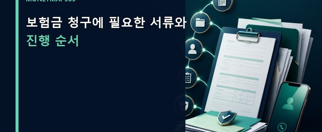 보험금 청구에 필요한 서류와 진행 순서