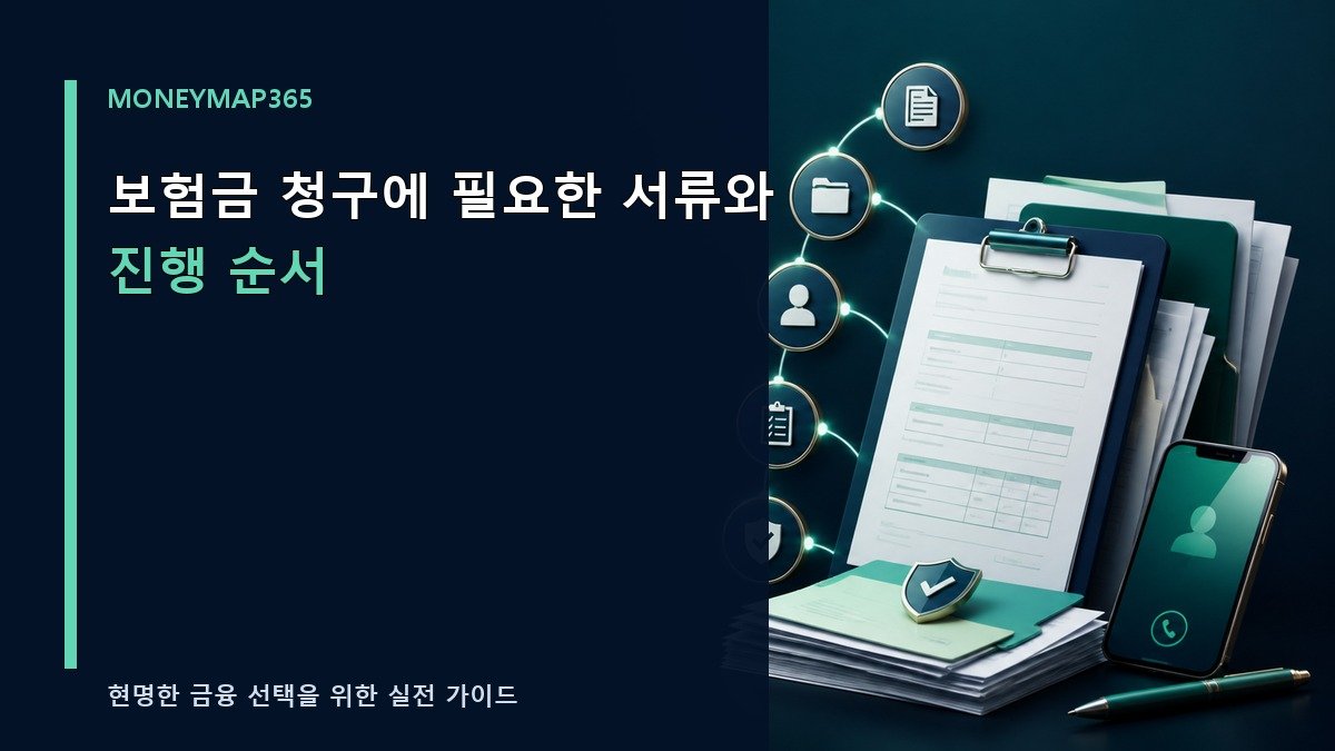 보험금 청구에 필요한 서류와 진행 순서