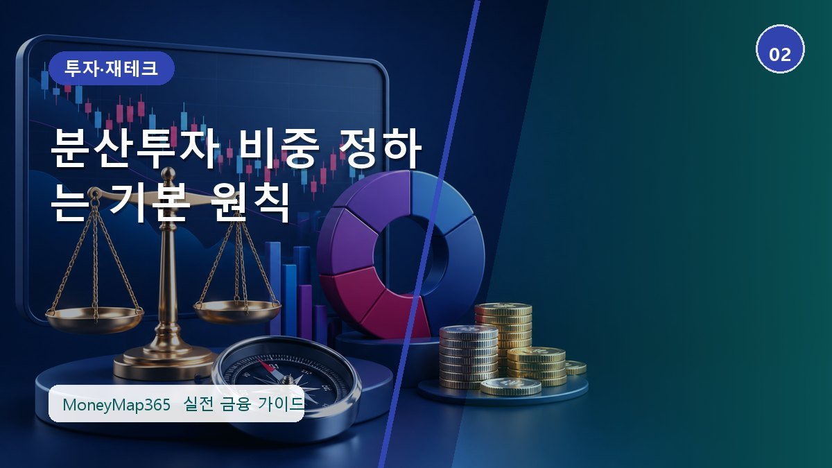 투자 손실 줄이는 분산투자 비중 정하는 기본 원칙