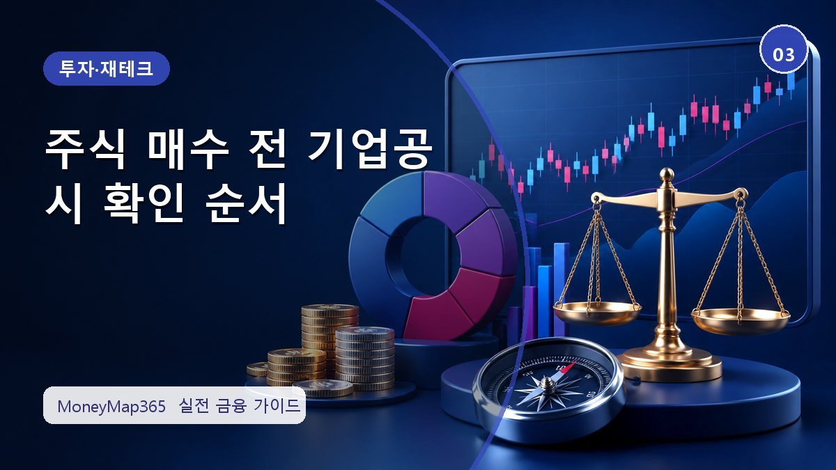 투자 손실 줄이는 주식 매수 전 기업공시 확인 순서