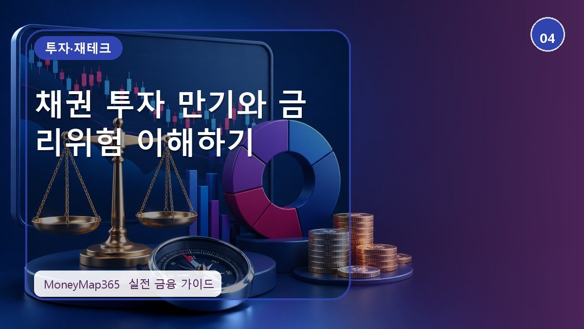 투자 손실 줄이는 채권 투자 만기와 금리위험 이해하기