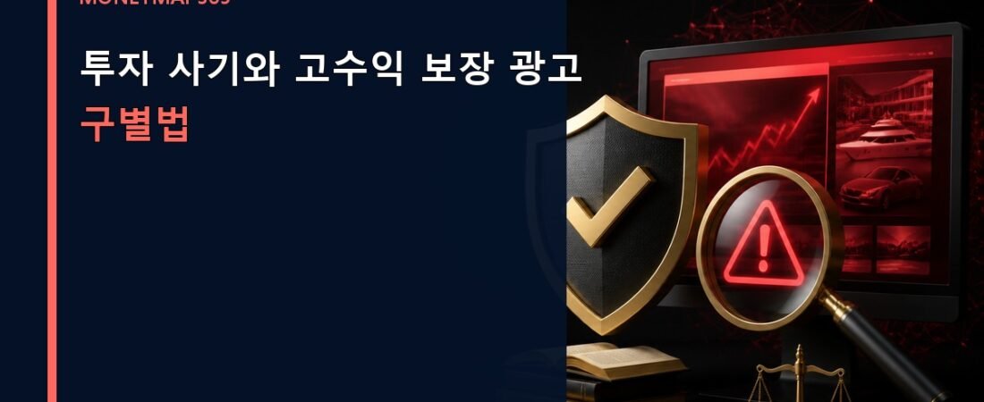 투자 사기와 고수익 보장 광고 구별법
