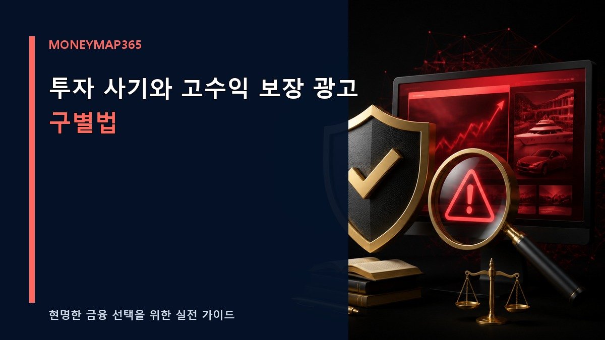 투자 사기와 고수익 보장 광고 구별법