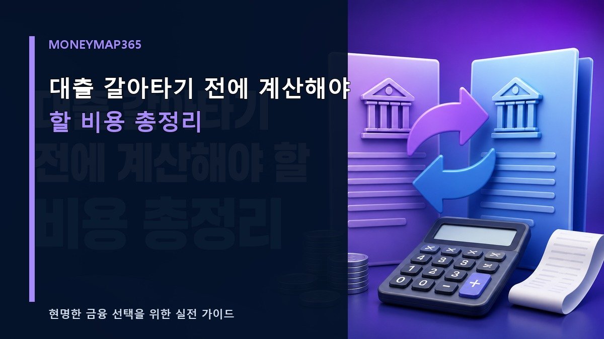 대출 갈아타기 전에 계산해야 할 비용 총정리