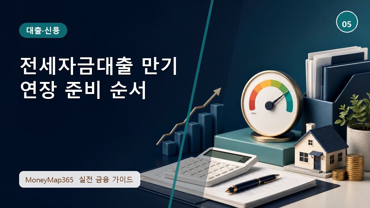 이자·한도 손해 막는 전세자금대출 만기 연장 준비 순서
