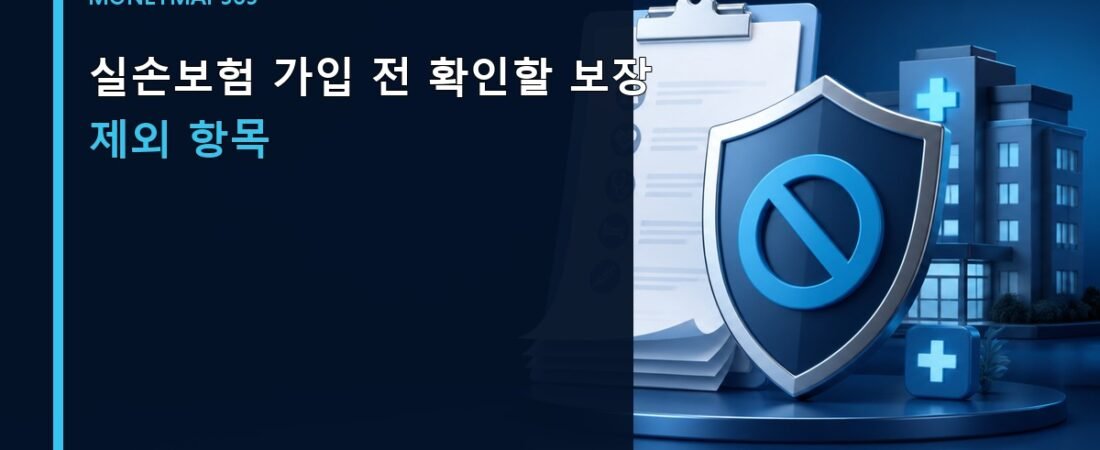 실손보험 가입 전 확인할 보장 제외 항목