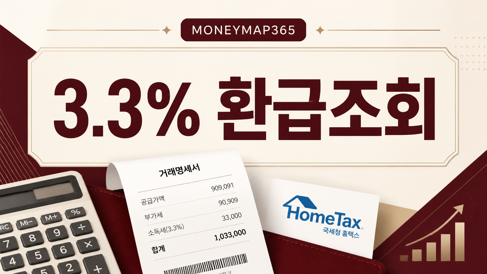 프리랜서 3.3% 세금 환급, 홈택스에서 직접 확인하기