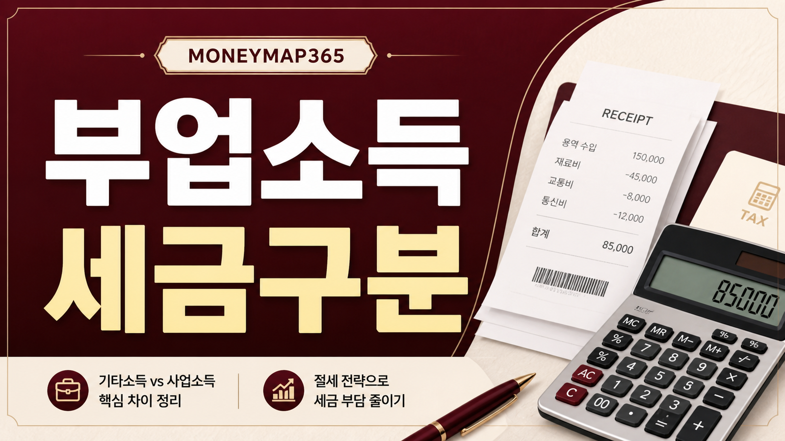 직장인 부업소득, 기타소득·사업소득 구분해 세금 줄이기