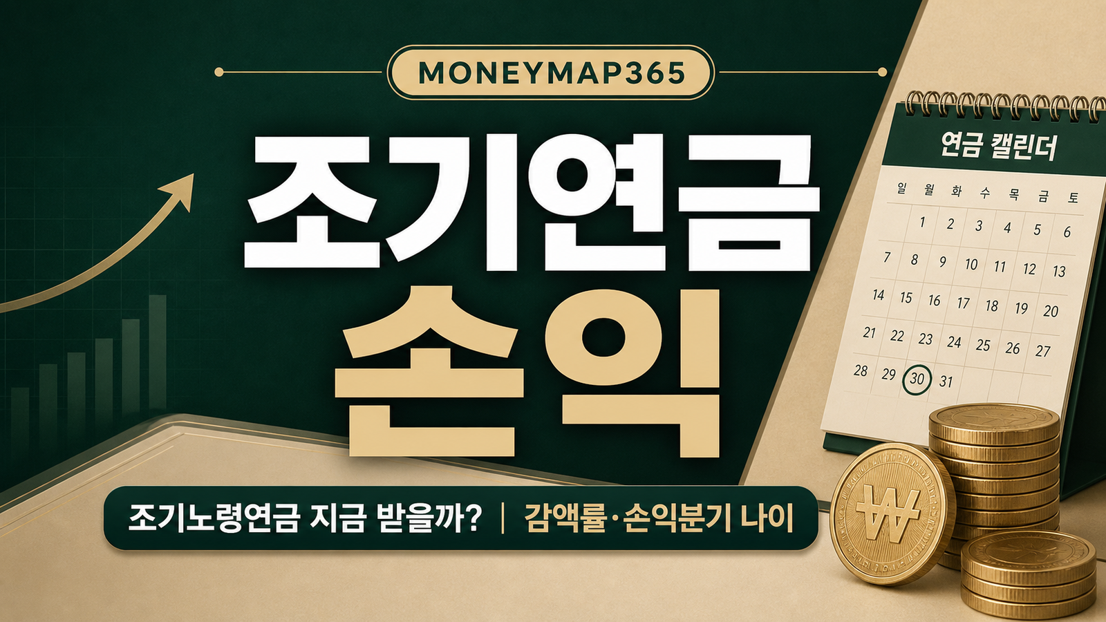 조기노령연금 지금 받을까? 감액률·손익분기 나이