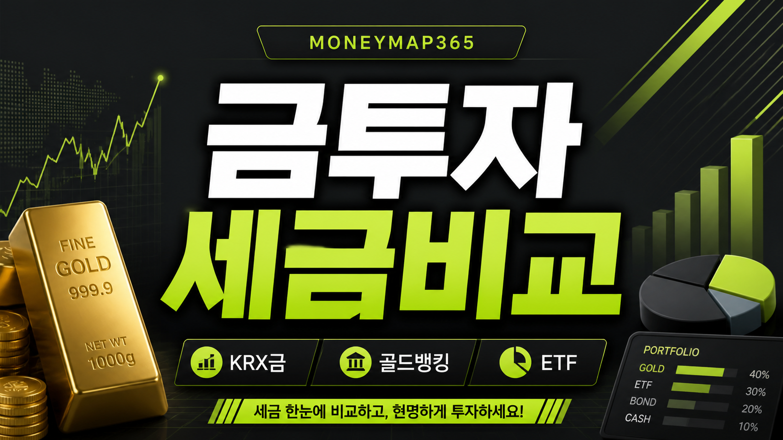 금 투자, KRX금·골드뱅킹·ETF 세금 비교