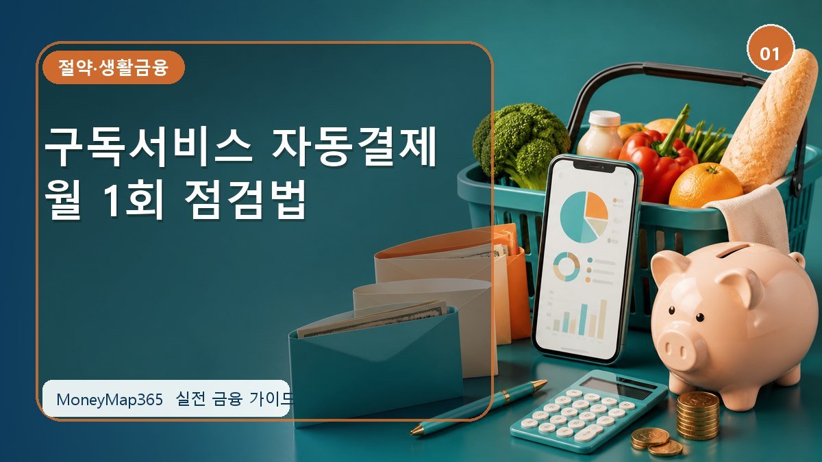 생활비 아끼는 구독서비스 자동결제 월 1회 점검법