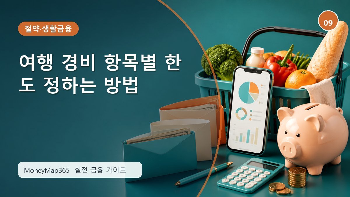 생활비 아끼는 여행 경비 항목별 한도 정하는 방법