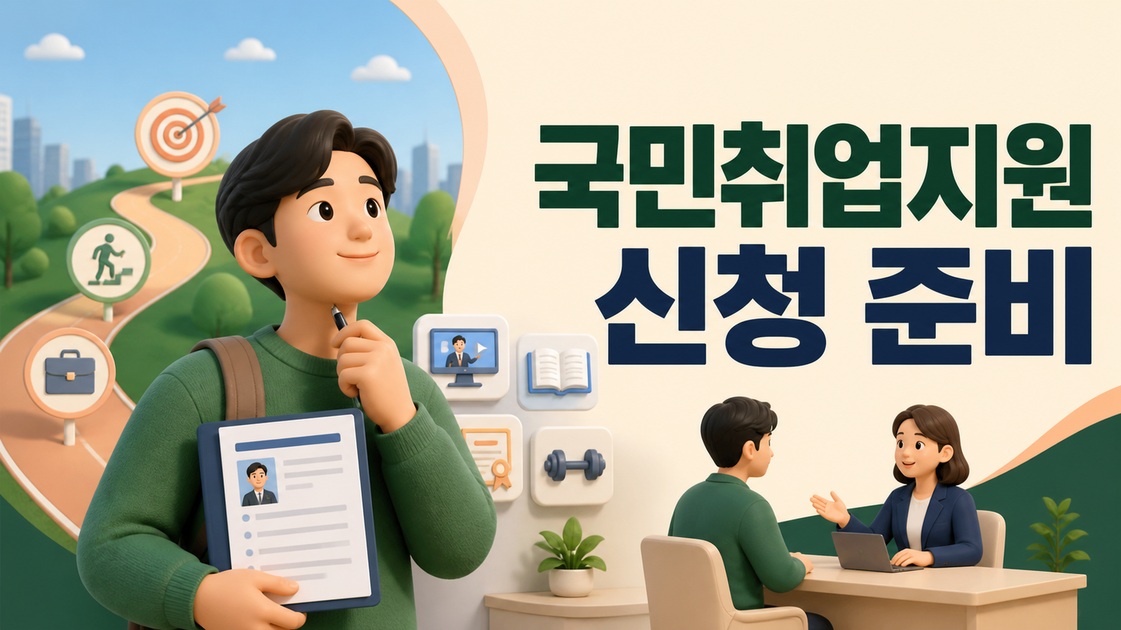 국민취업지원제도 신청 전 준비사항과 확인 순서
