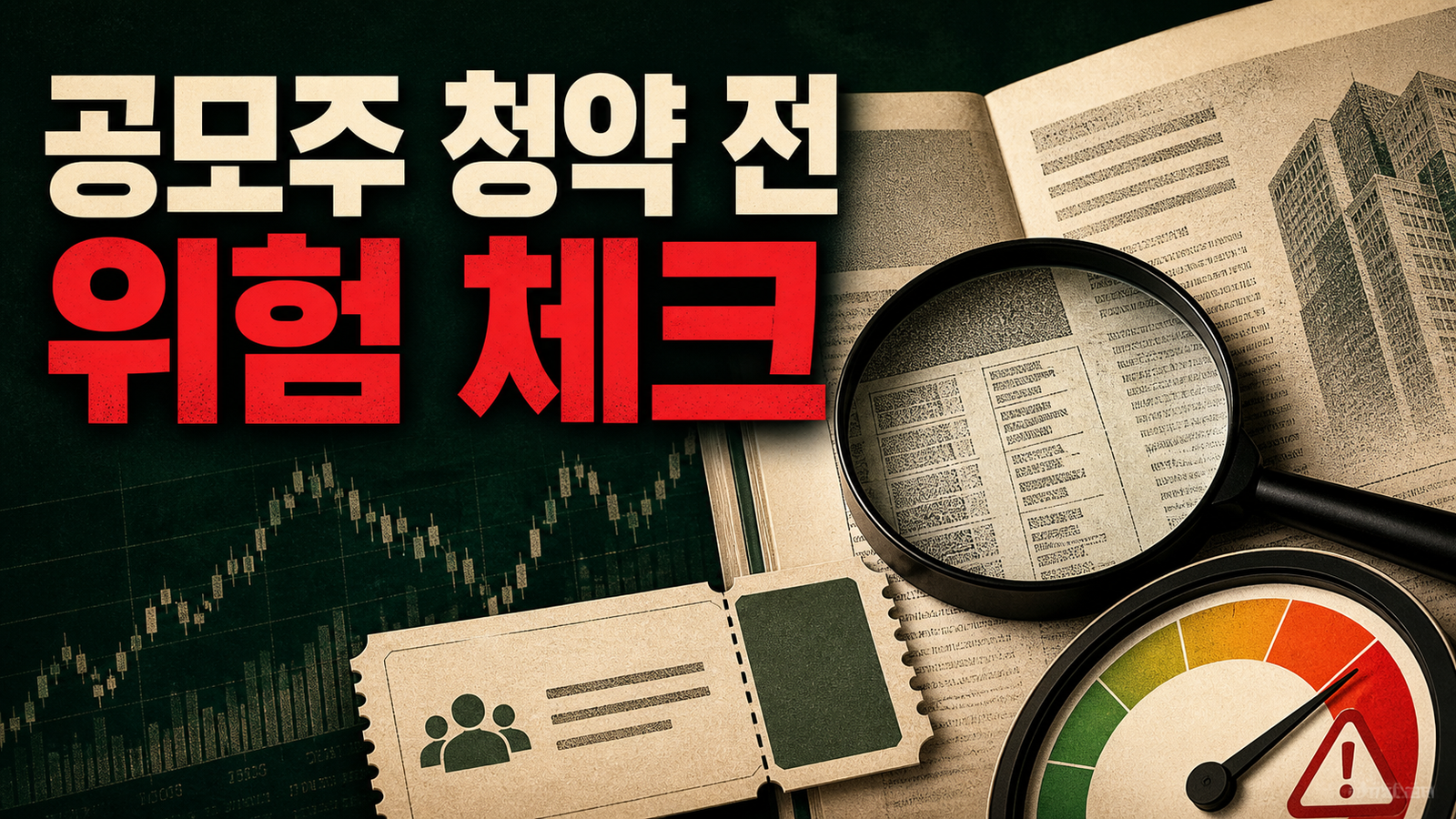 공모주 청약 전 투자설명서에서 확인할 위험요소