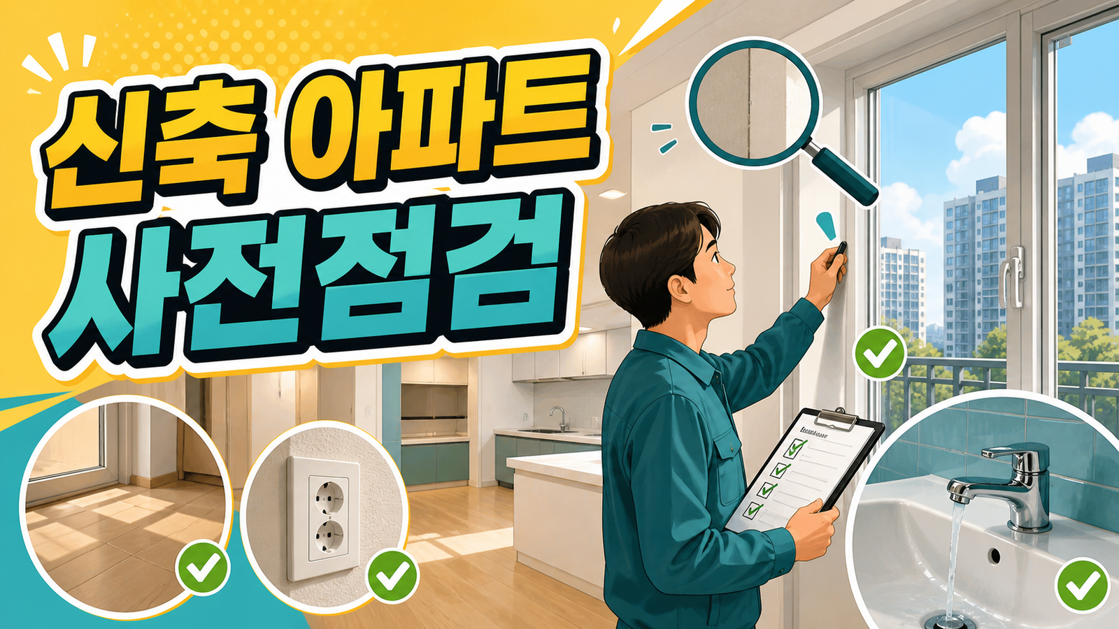 신축 아파트 사전점검 체크리스트와 하자 기록법
