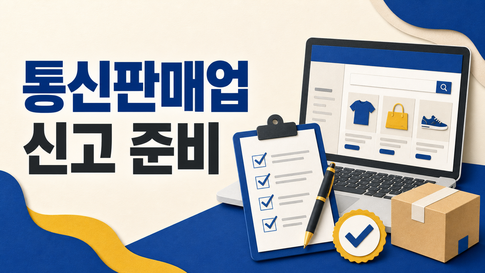 통신판매업 신고 전 준비사항과 온라인 신청 순서