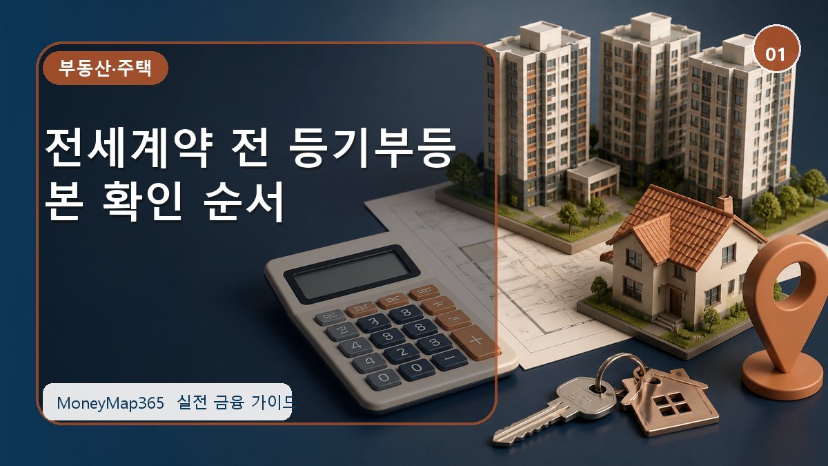계약 전 꼭 보는 전세계약 전 등기부등본 확인 순서