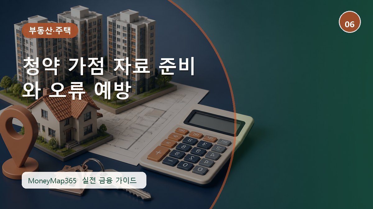 계약 전 꼭 보는 청약 가점 자료 준비와 오류 예방