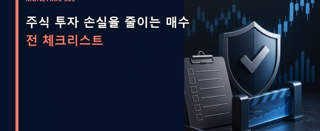 주식 투자 손실을 줄이는 매수 전 체크리스트