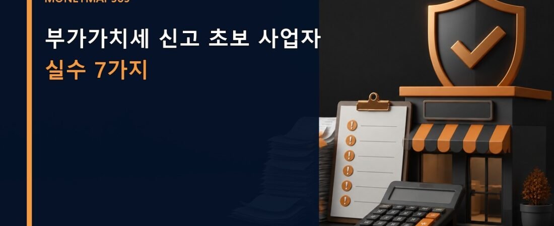 부가가치세 신고 초보 사업자 실수 7가지
