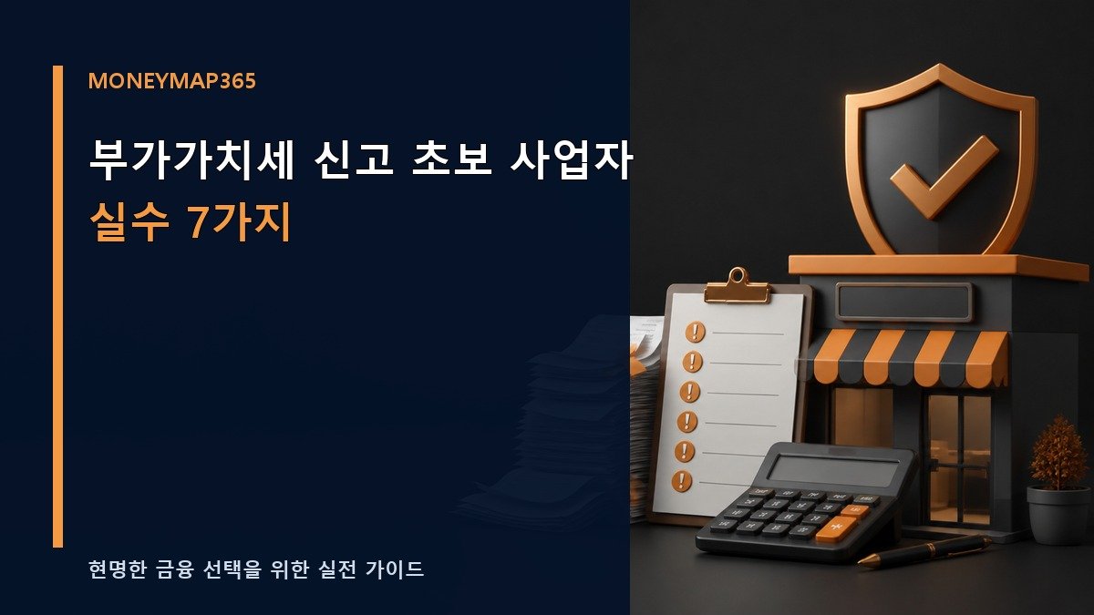 부가가치세 신고 초보 사업자 실수 7가지
