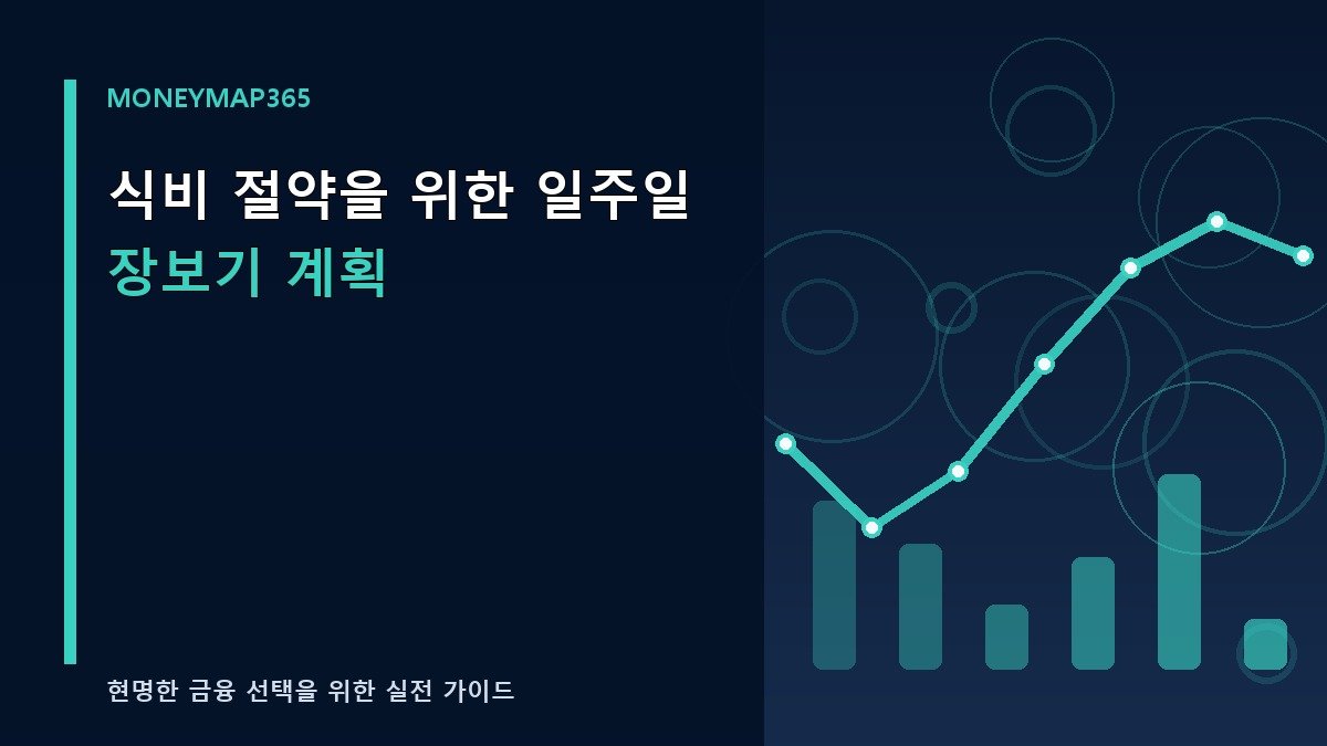 식비 절약을 위한 일주일 장보기 계획