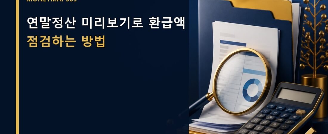 연말정산 미리보기로 환급액 점검하는 방법