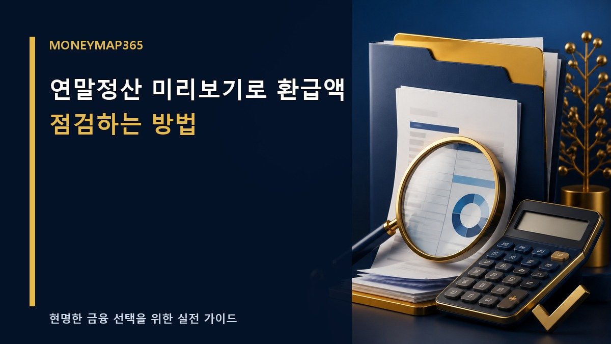 연말정산 미리보기로 환급액 점검하는 방법